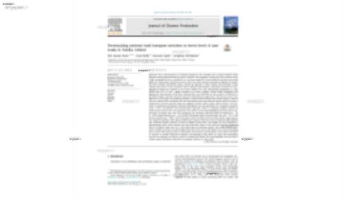 Downscaling national road transport emission to street level: A case study in Dublin, Ireland